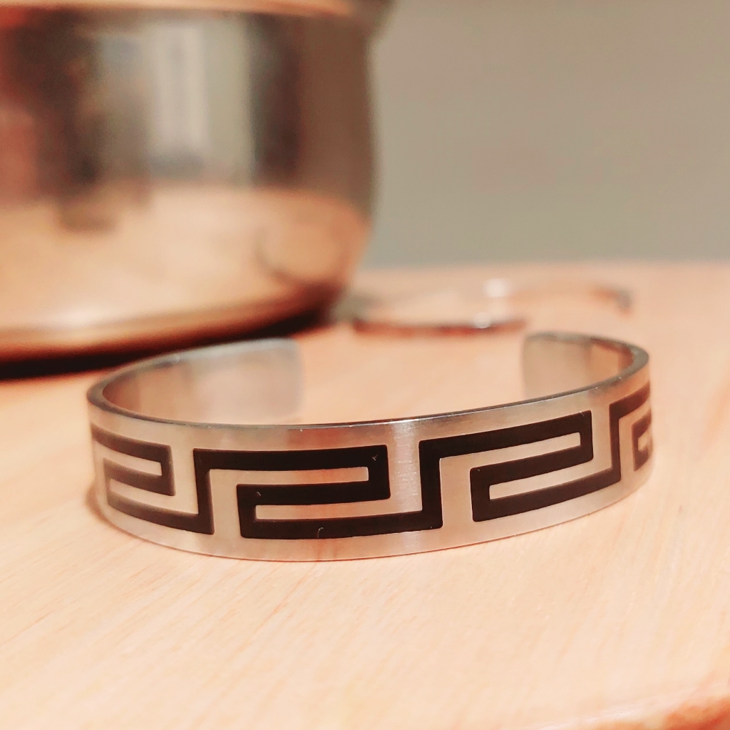 Edforce Stainless Steel Cuff Bracelet